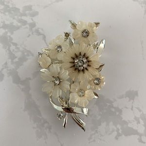 Vintage flower brooch